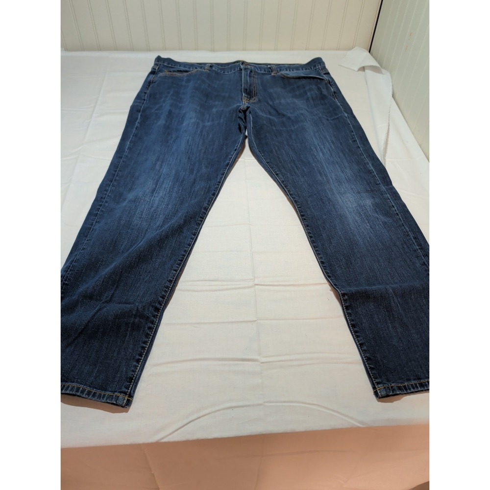 Lucky Brand 221 Original Straight Leg Jeans Mens 40x30 Dark Wash Blue Stretch